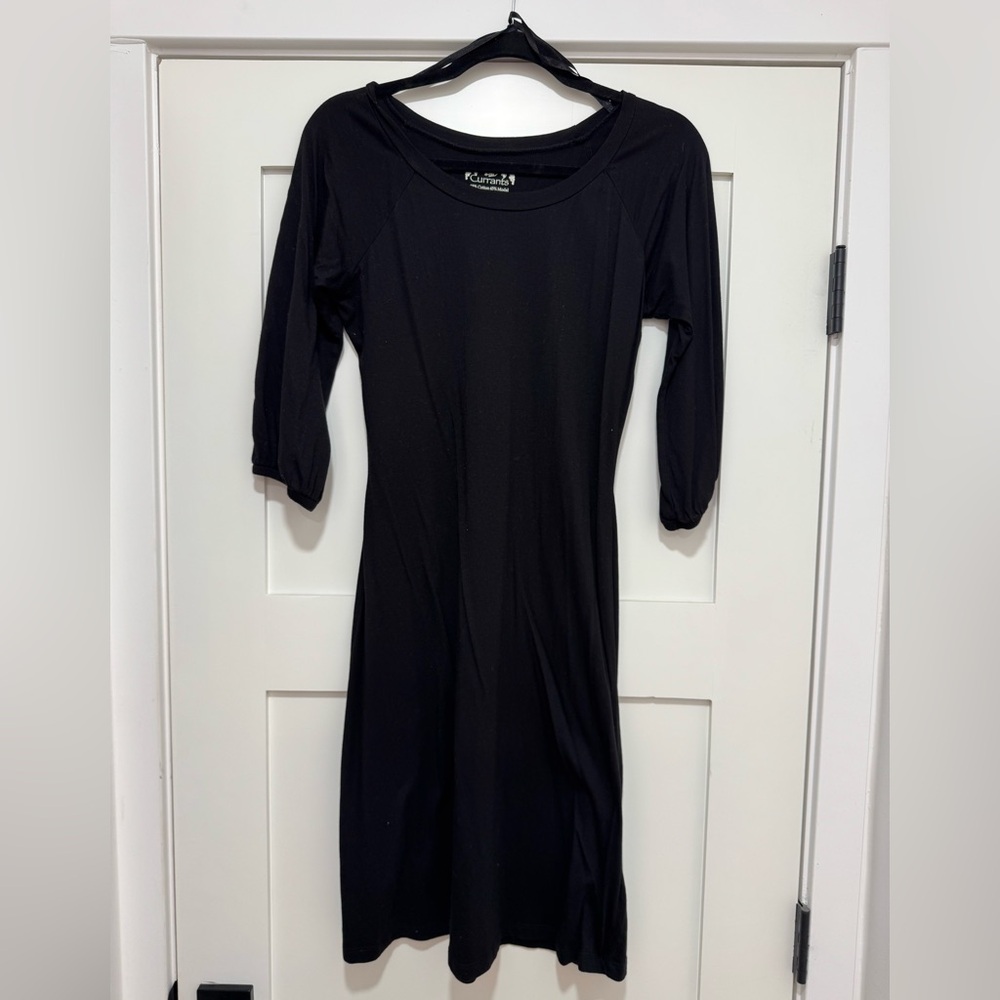 Elegant Black Long Sleeve Dress